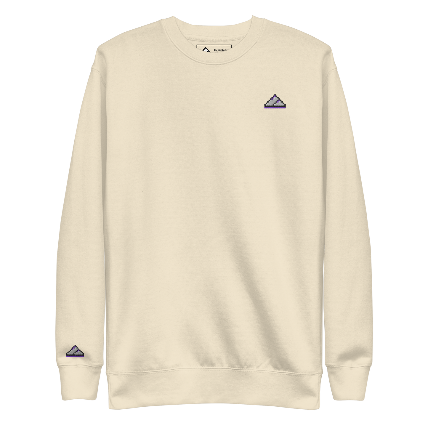 Purple Logo PR Premium Crew Sweatshirt