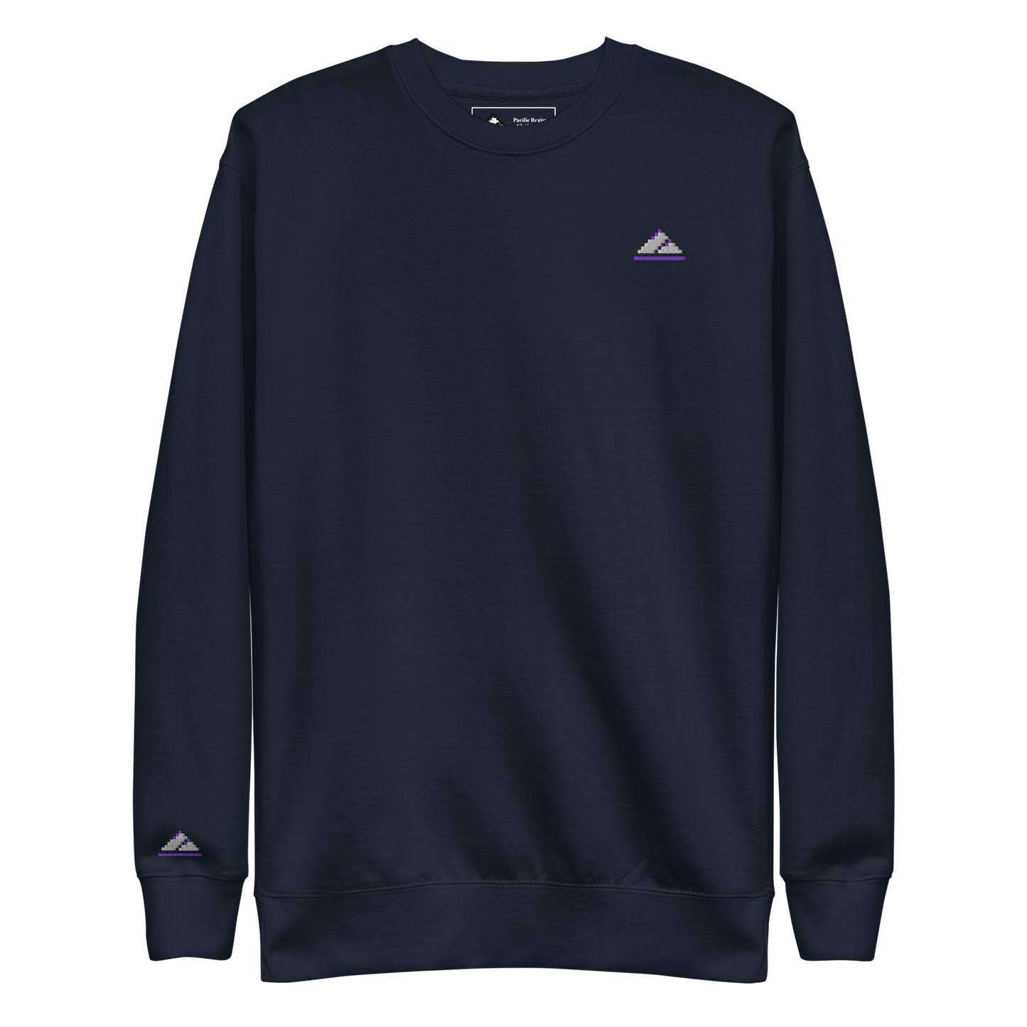 Purple Logo PR Premium Crew Sweatshirt
