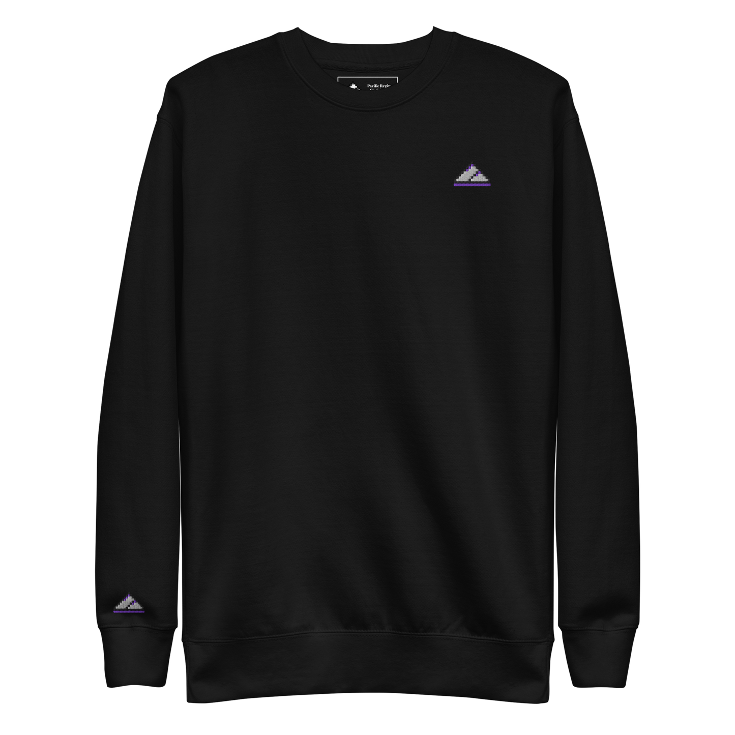 Purple Logo PR Premium Crew Sweatshirt