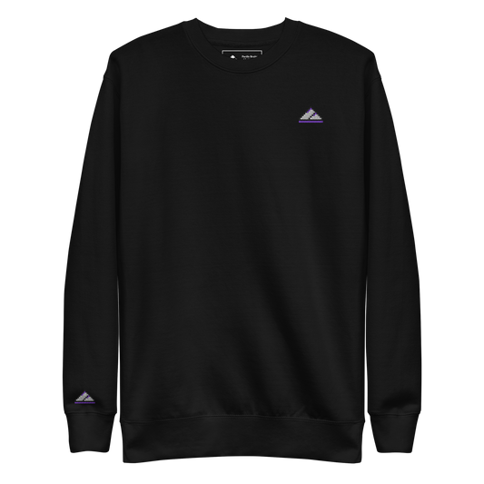 Purple Logo PR Premium Crew Sweatshirt