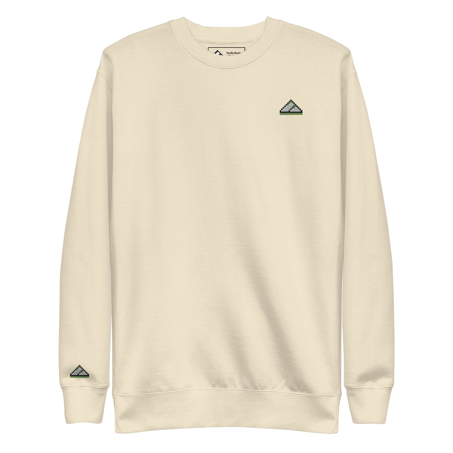 Light Green Logo PR Premium Crew Sweatshirt